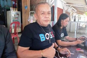 Ketua Gibas Kuningan, Manaf Suharnaf.